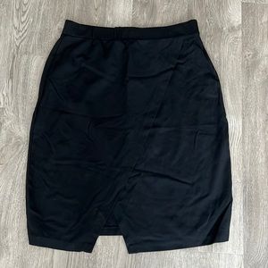 Trouvé Wrap Black Skirt